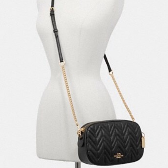 SOLD ⛔️Authentic COACH quilted Leather Crossbody - Picture 4 of 7